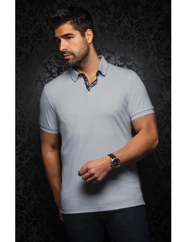 Polo | Eagle light grey - AU NOIR de pas cher