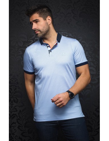 Polo | SAN MARCOS, Light Blue - AU NOIR s'inspire de l'anatomie humaine