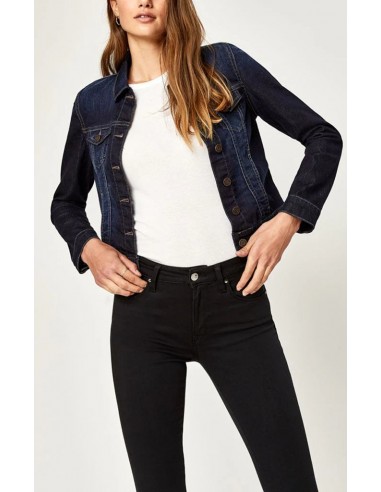 Jacket Jeans Mavi de couleur Denim Fonce Economisez 