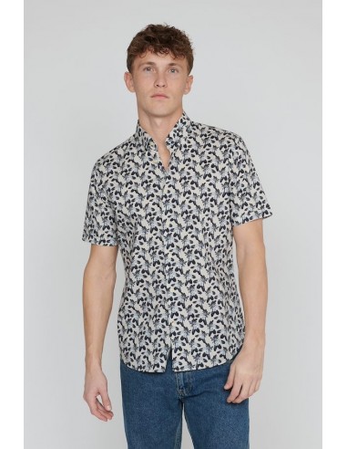 Chemise Manche Courte Matinique de couleur Marine 2 - 3 jours ouvrés.