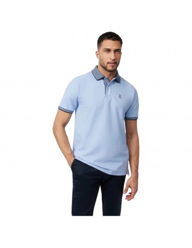 Polo Psycho Bunny de couleur Bleu français