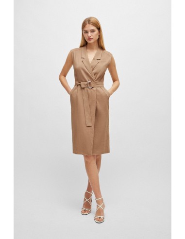 Robe Hugo Boss de couleur Beige ou a consommer sur place