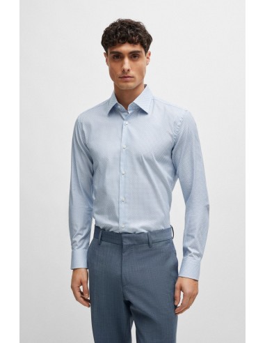 Chemise Hugo Boss de couleur Bleu Pale commande en ligne