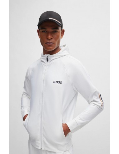 Veste Hugo Boss de couleur Blanc pas cheres