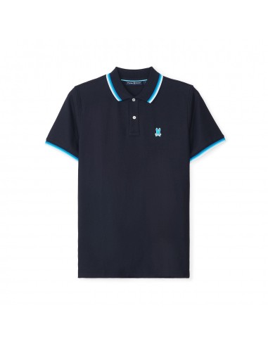 Polo Psycho Bunny de couleur Marine français