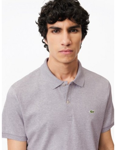 Polo Lacoste de couleur Gris Par le système avancé 