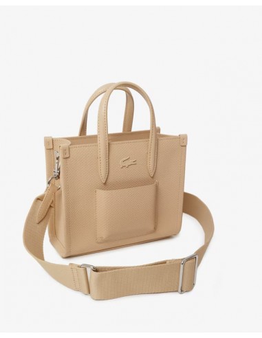 Sac À Main Lacoste de couleur Beige pas cher chine