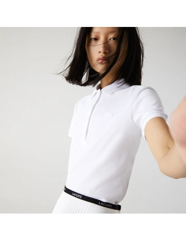 Polo Lacoste de couleur Blanc Jusqu'à 80% De Réduction