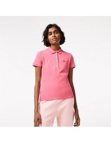 Polo Lacoste de couleur Rose de France