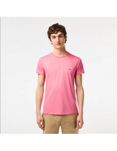 T-Shirt Lacoste de couleur Rose l'achat 