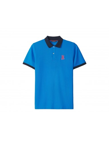 Polo Psycho Bunny de couleur Bleu d'Europe débarque