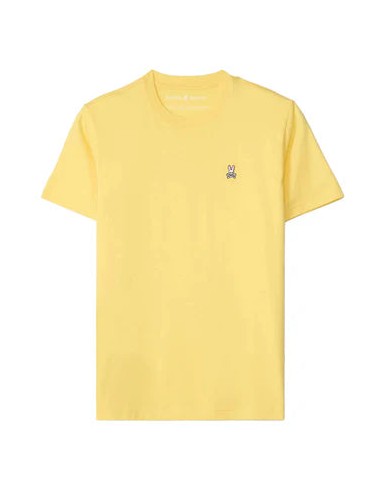 T-Shirt Psycho Bunny de couleur Jaune Livraison rapide