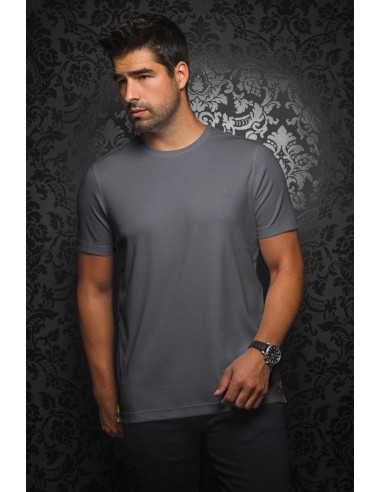 T-shirt | MICHAEL-C, med grey - AU NOIR Venez acheter