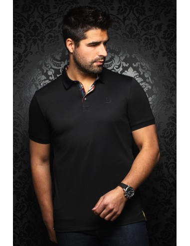 Short-Sleeve Polo | Eagle Black - AU NOIR pour bénéficier 